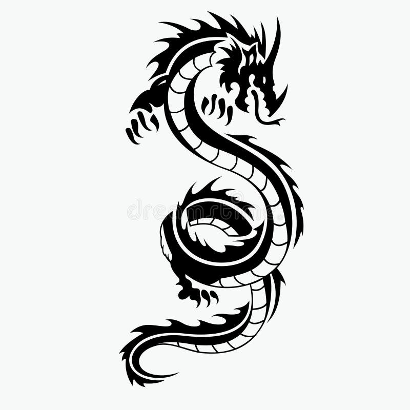 Dragon Tattoos Graphics Vector Art & Graphics