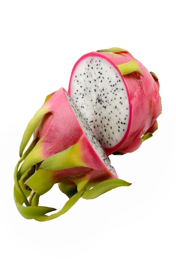 Dragonfruit που απομονώνεται στο λευκό στοκ εικόνα Dragonfruit που απομονώνεται στο λευκό στοκ εικόνα