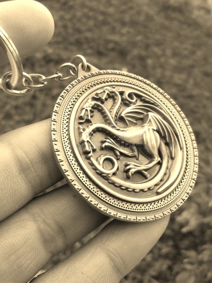 Dragons Keychain HD Pic for Wallpaper Foto de archivo Imagen de