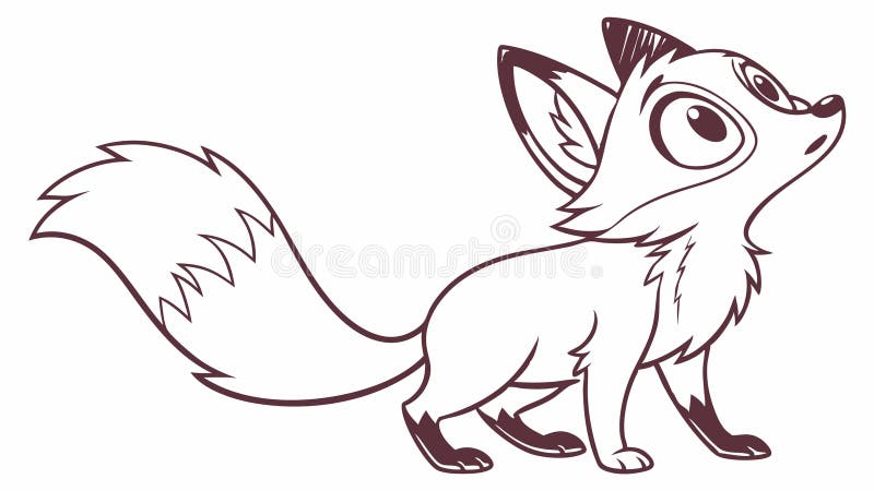 Draguta curios desen animat Fox Playful Animal Design vector design Generative AI. O ilustrație vectorială încântătoare a unei drăguțe vulpi de desene animate curioase cu o față expresivă și coadă pufoasă. Această imagine jucăușă este perfectă pentru cărțile pentru copii, materialele educaționale sau orice design care vizează un caracter animal prietenos și atrăgător. Acesta întruchipează farmecul și o atingere de sălbăticie ideală pentru diverse proiecte distractive de design vectorial Generative AI