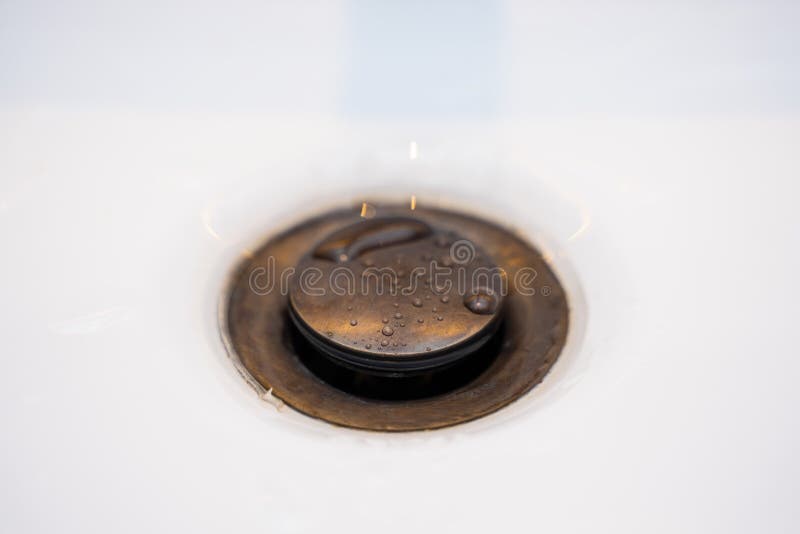 Drain Water in White Bathtub Stock Image Image of drain, bath 139785959