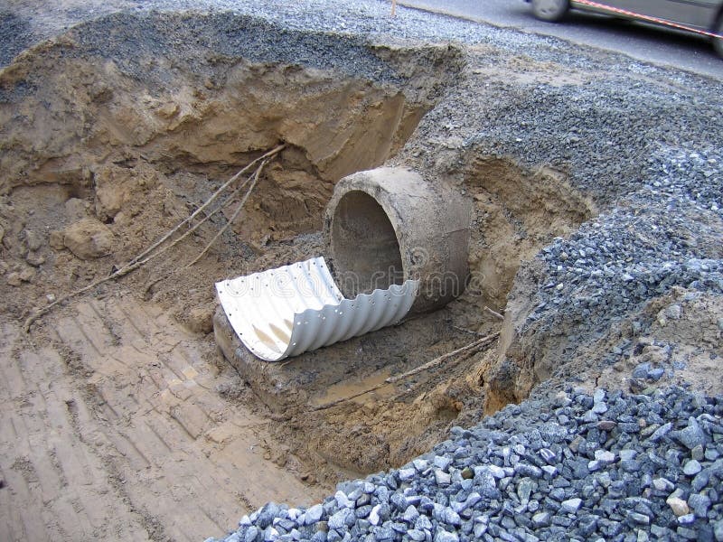 716 Drain Pipe Under Road Stock Photos Free & RoyaltyFree Stock