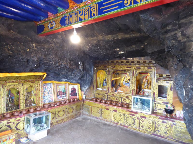 Drak yerpa hermitage cave monastery Tibet