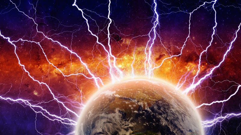 Dramatic apocalyptic background stock photos