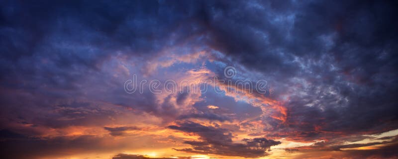 Dramatic Evening Sky Stock Photo Image Of Dramatic Dawn 23229042