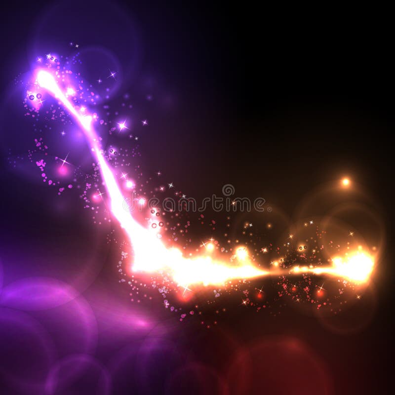 Dramatic lighting effect royalty free illustration