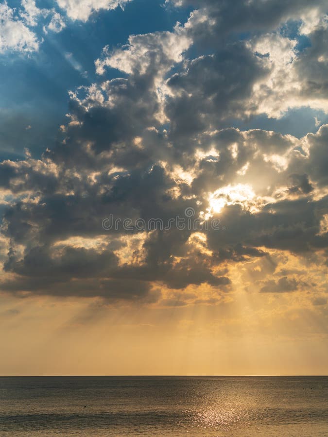 Dramatic sky near dusk stock image Dramatic sky near dusk stock image
