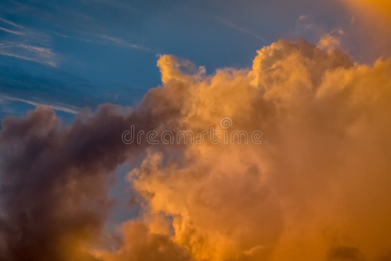 Dramatic Sky Panorama Sky with Clouds on Sunrise and Sunset Time Stock ...