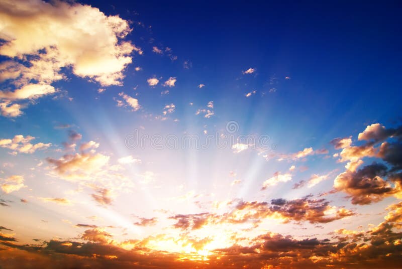 Dramatic sunrise stock image. Image of sunrise, religion - 6173027