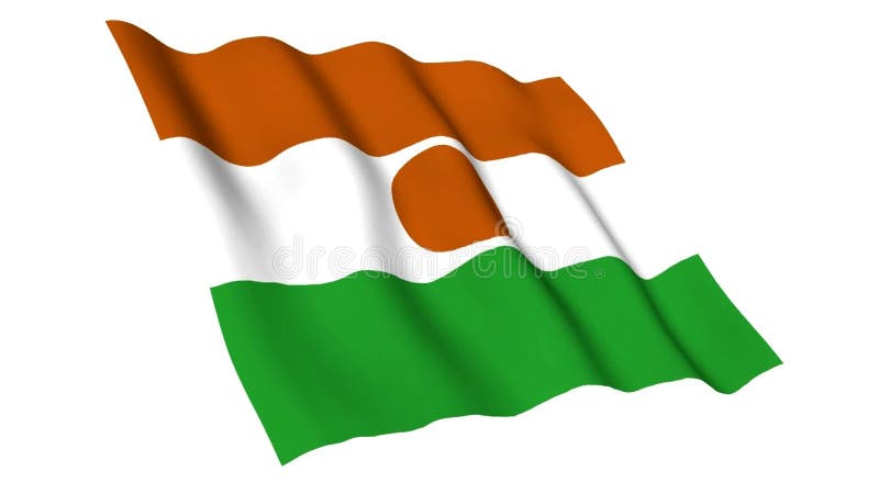 Drapeau Anime Du Niger Banque De Videos Video Du Anime 47865764