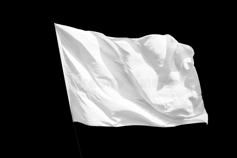 Drapeau blanc pour la paix image stock. Image du aide - 59508729