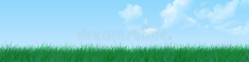 Drapeau d'herbe image libre de droits