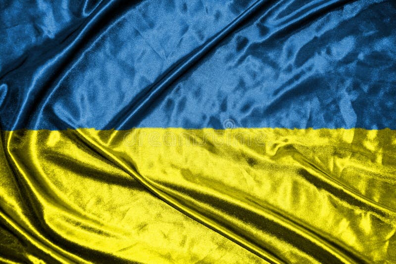 Drapeau de l'Ukraine drapeau sur le fond photographie stock libre de droits Drapeau de l'Ukraine drapeau sur le fond photographie stock libre de droits