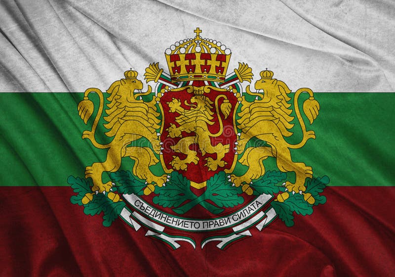 Drapeau de la Bulgarie illustration stock Drapeau de la Bulgarie illustration stock