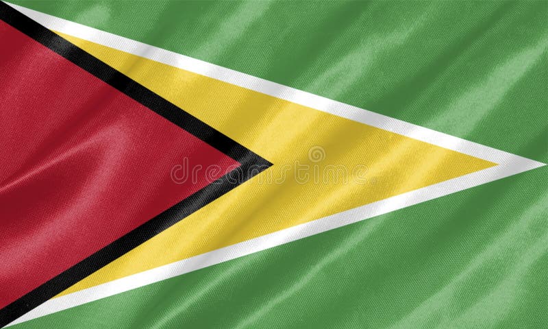 Drapeau de la Guyane illustration libre de droits Drapeau de la Guyane illustration libre de droits