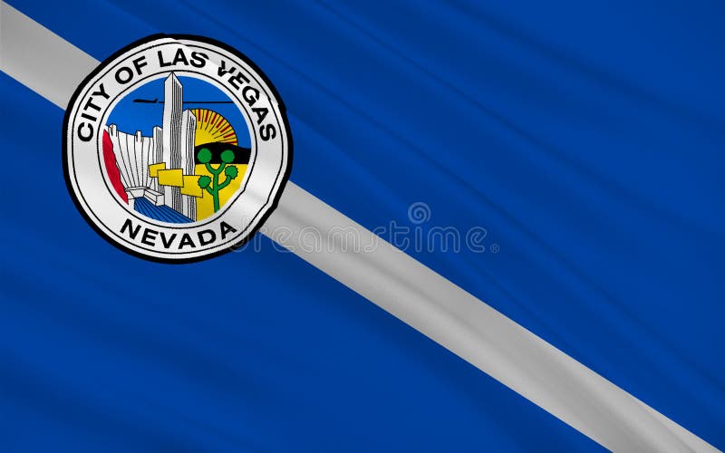 Drapeau de Las Vegas au Nevada, Etats-Unis illustration de vecteur Drapeau de Las Vegas au Nevada, Etats-Unis illustration de vecteur