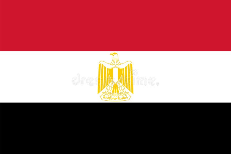 Drapeau de vecteur de l'Egypte 2:3 de proportion national ?gyptien d'indicateur La R?publique Arabe d'Egypte illustration de vecteur Drapeau de vecteur de l'Egypte 2:3 de proportion national ?gyptien d'indicateur La R?publique Arabe d'Egypte illustration de vecteur
