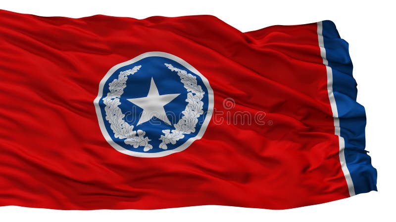 Drapeau de ville de Chattanooga, Etats-Unis, d'isolement sur le fond blanc illustration libre de droits Drapeau de ville de Chattanooga, Etats-Unis, d'isolement sur le fond blanc illustration libre de droits