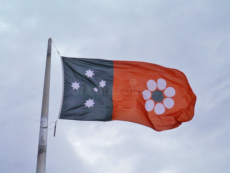 Drapeau des Territoires du Nord image libre de droits