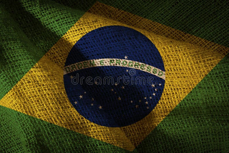 Drapeau du Brésil photographie stock libre de droits Drapeau du Brésil photographie stock libre de droits
