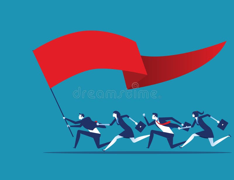 Drapeau et fonctionnement de participation d'?quipe d'affaires au succ?s Illustration de vecteur d'affaires de concept illustration de vecteur Drapeau et fonctionnement de participation d'?quipe d'affaires au succ?s Illustration de vecteur d'affaires de concept illustration de vecteur
