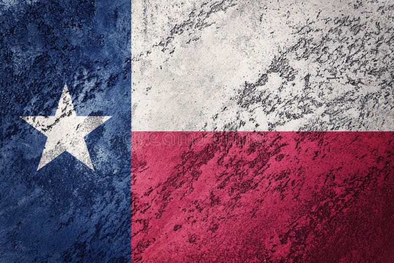 Drapeau du Texas effet grunge. Texture grunge avec fond de drapeau du Texas. photographie stock