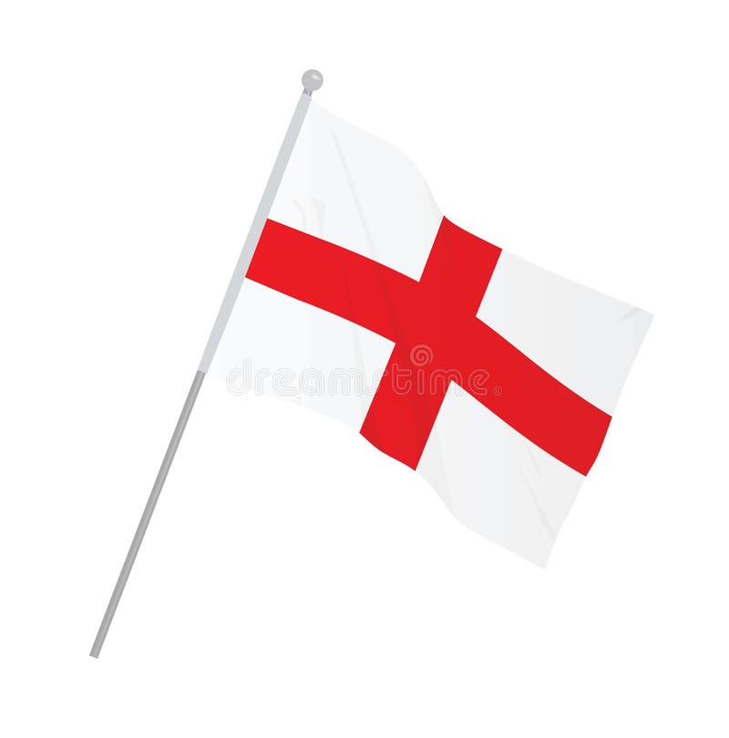 Drapeau national de l'Angleterre illustration stock Drapeau national de l'Angleterre illustration stock