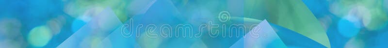 Green blue aqua abstract panorama web banner background with triangles, circles of light and copy space. Green blue aqua abstract panorama web banner background with triangles, circles of light and copy space