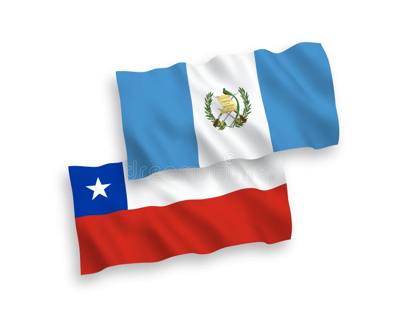 Drapeau Coloré De Puerto Rico Et Drapeau National Du Guatemala