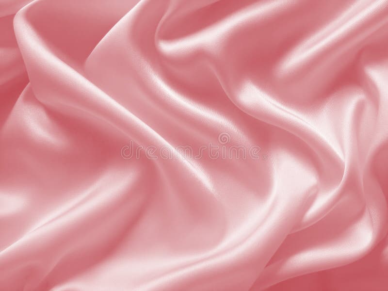 Draped pink silk background