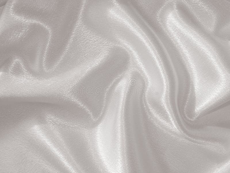 Draped White Satin Background Stock Image - Image of shine, fabric ...