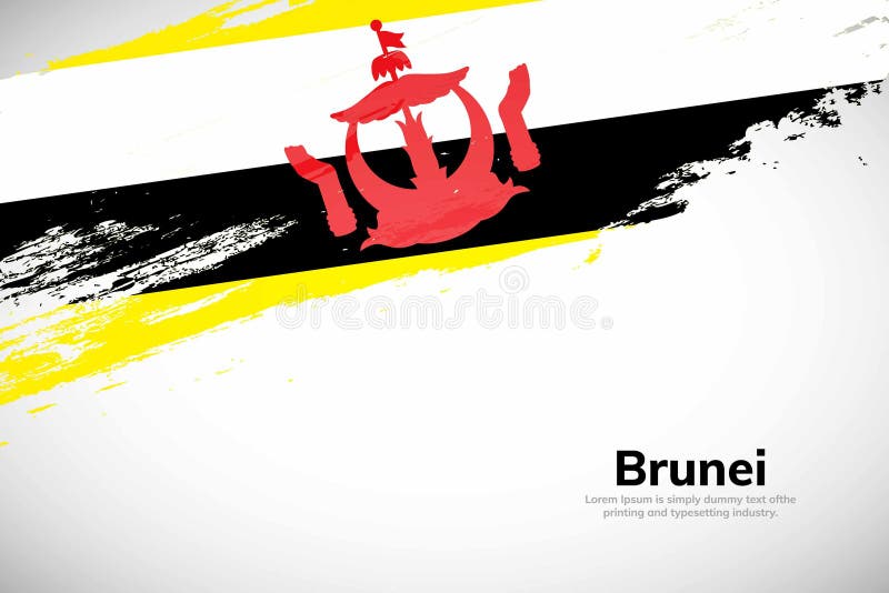 Drapelul modern al unui măgar pictat cu pensulă din Bulgaria. stil drapel tras manual pentru Bulgaria royalty free illustration