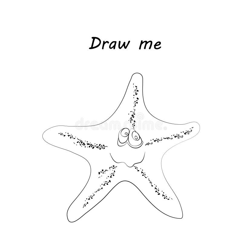 Draw Me - Vector Illustration of Sea Animals. the Seastar Coloring Game for Children. Stock Vector - Illustration of clipart, nature: 91445977 Draw Me - Vector Illustration of Sea Animals. the Seastar Coloring Game for Children. Stock Vector - Illustration of clipart, nature: 91445977