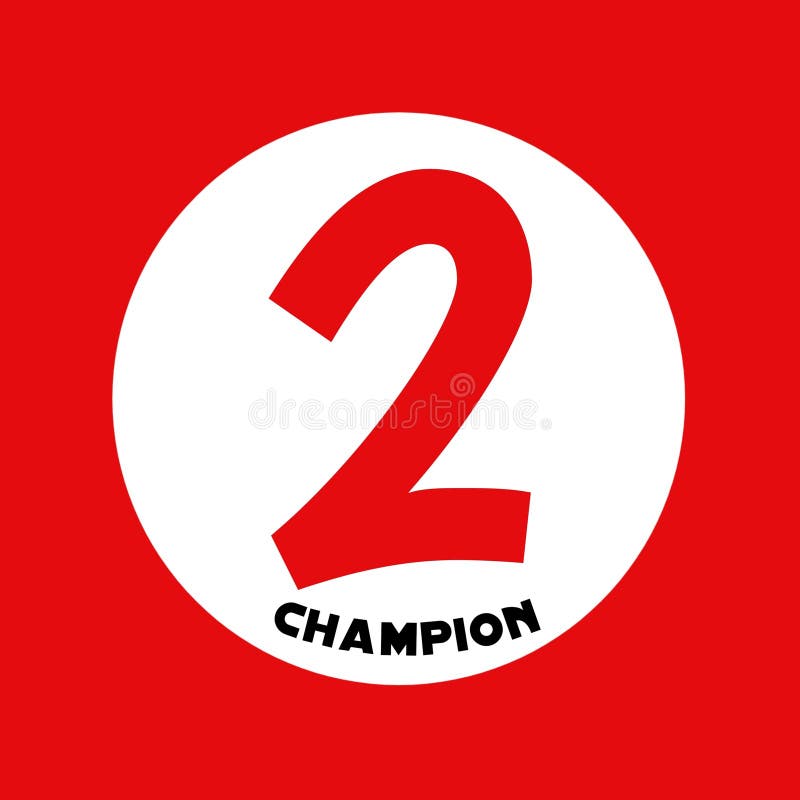 Draw the winning numbers with 2 red round circles combined with white. Bulat illustrations