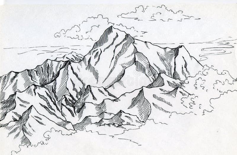 Cordillera De Los Andes Dibujo