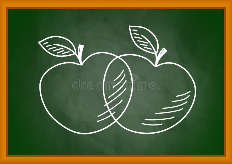 Drawing of apples