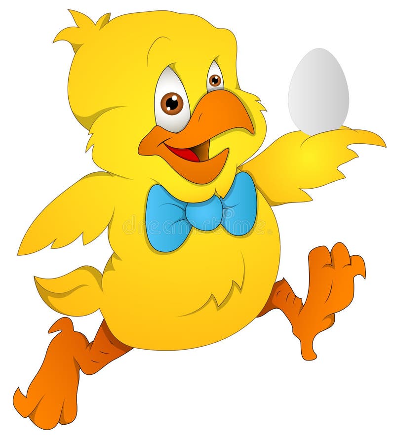 Cute Chicken - Cartoon Character - Vector Illustration stock illustration