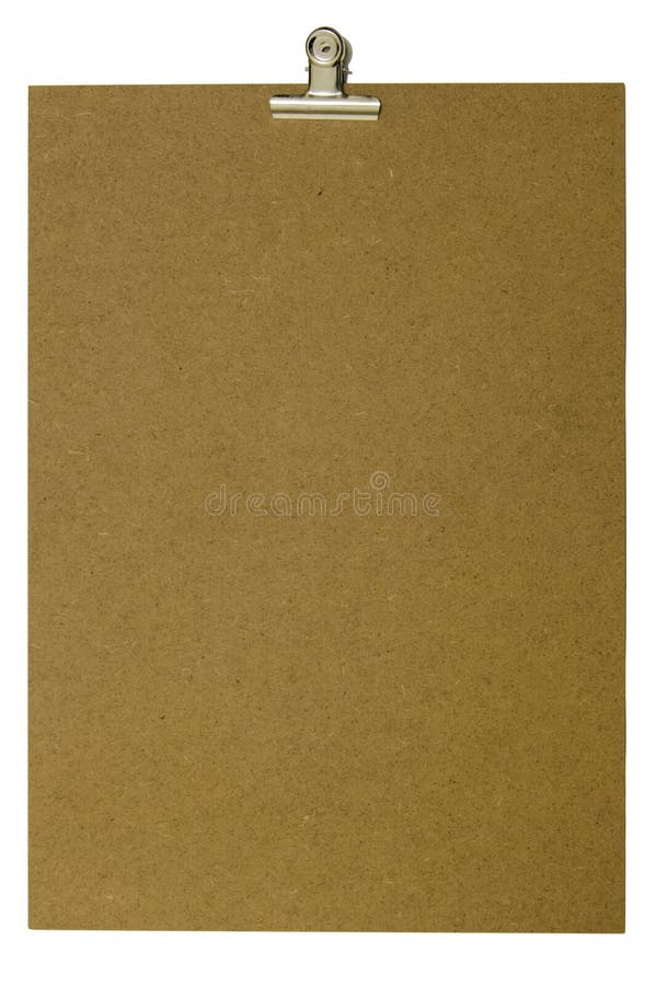 Drawing Board with a Paper Clip Stock Image Image of plywood, drawing