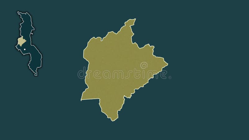 Kasungu, Malawi, extruded and isolated. Pattern vector illustration