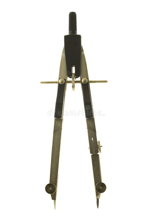 Drawing Compass royalty free stock photo