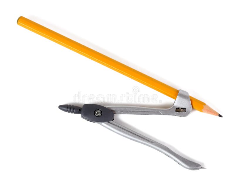 Drawing compass royalty free stock images