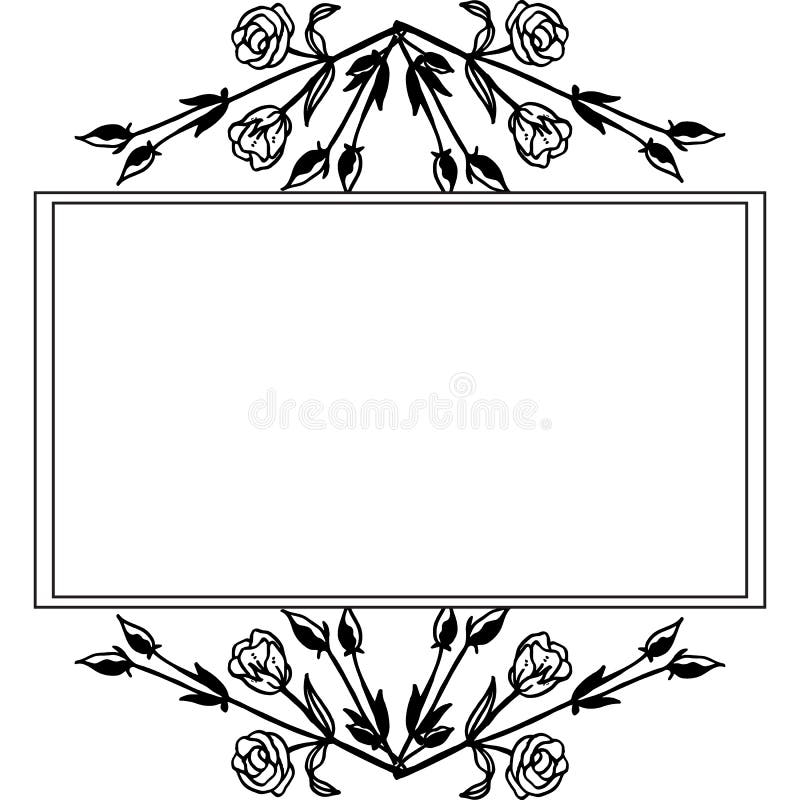 Drawing flower and various leaves, for various card decoration. Vector vector illustration Drawing flower and various leaves, for various card decoration. Vector vector illustration