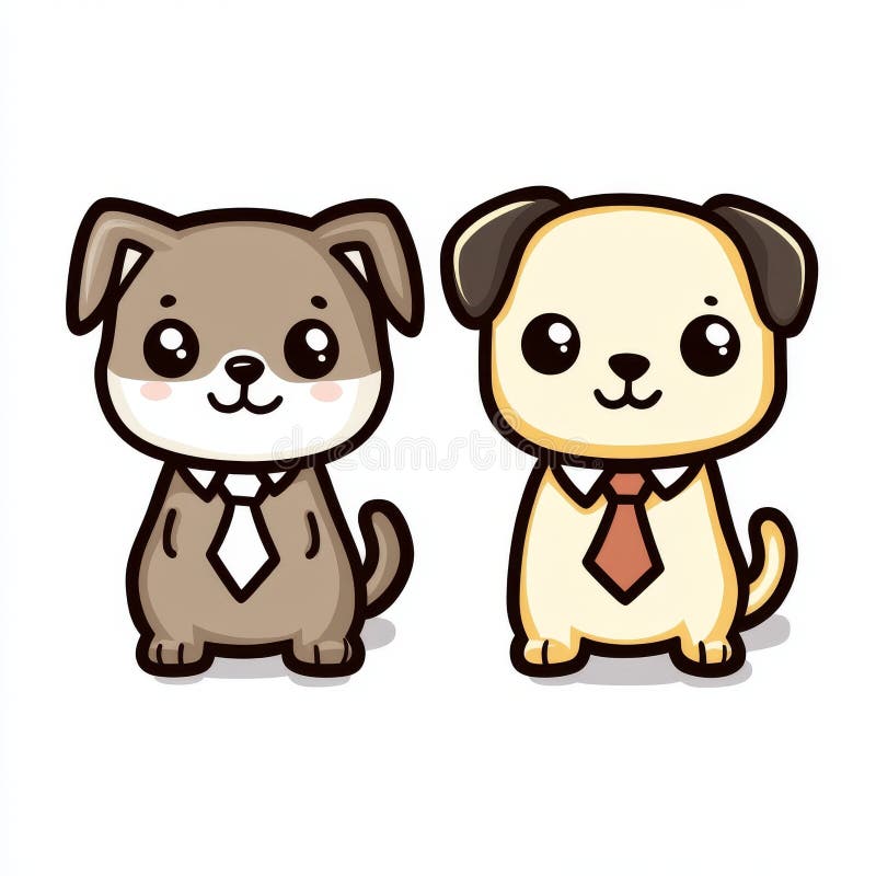 Drawing Graphic Illustrations of Cats and Dogs in Eyecatching Cartoon