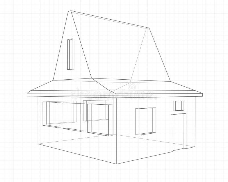 C HOUSE LINES LOGO stock vector. Illustration of company 244026783