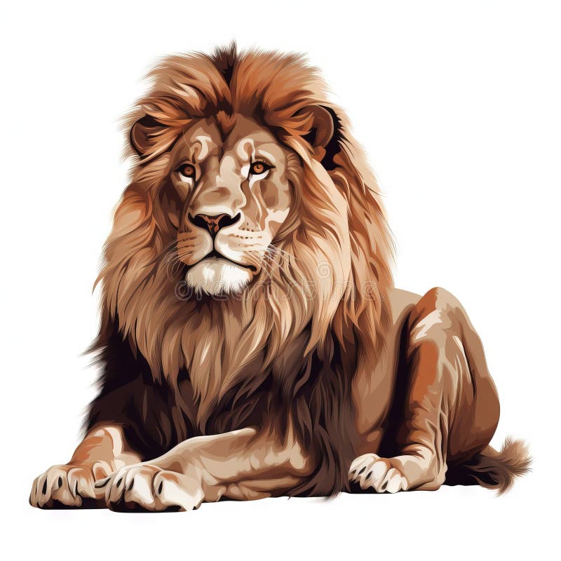 Lion Laying Down Stock Illustrations – 76 Lion Laying Down Stock ...