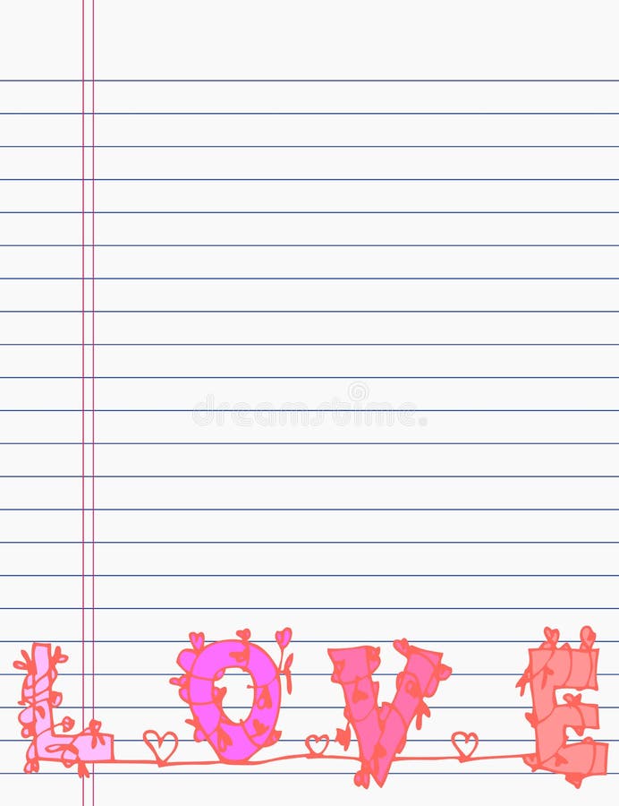 Drawing love letter stock vector. Illustration of message 28577852