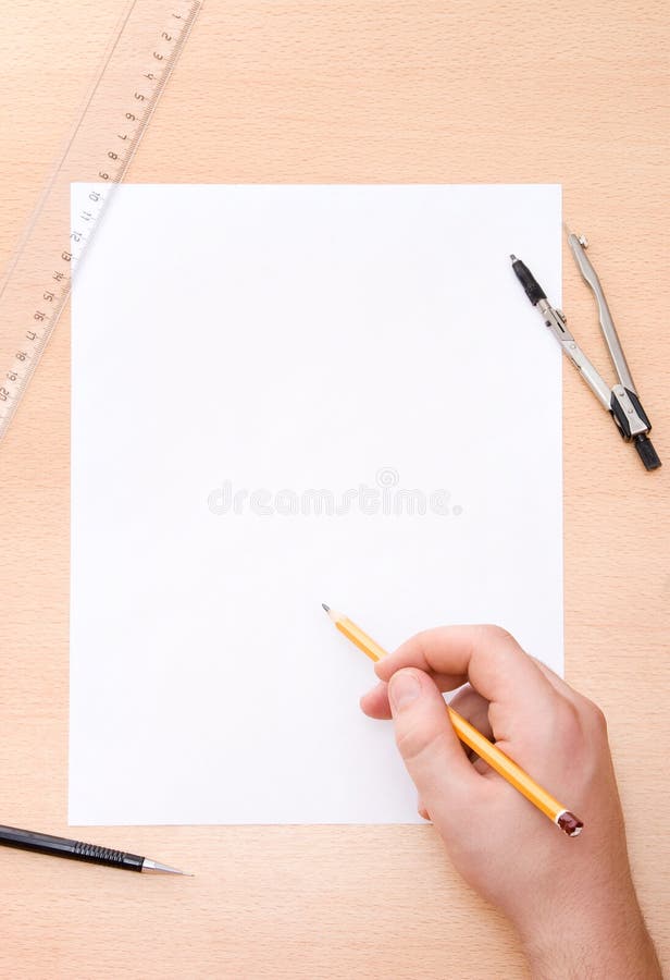 Desen manual masculin royalty free stock images