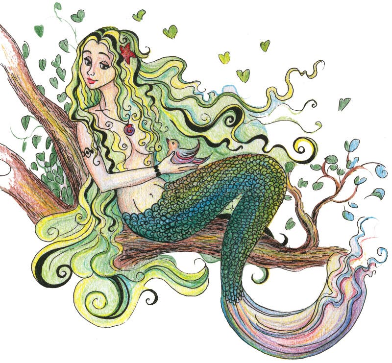 Lotería Mexicana - La Sirena - High resolution image. Illustration about  mexicana, attractive, high, haired, …