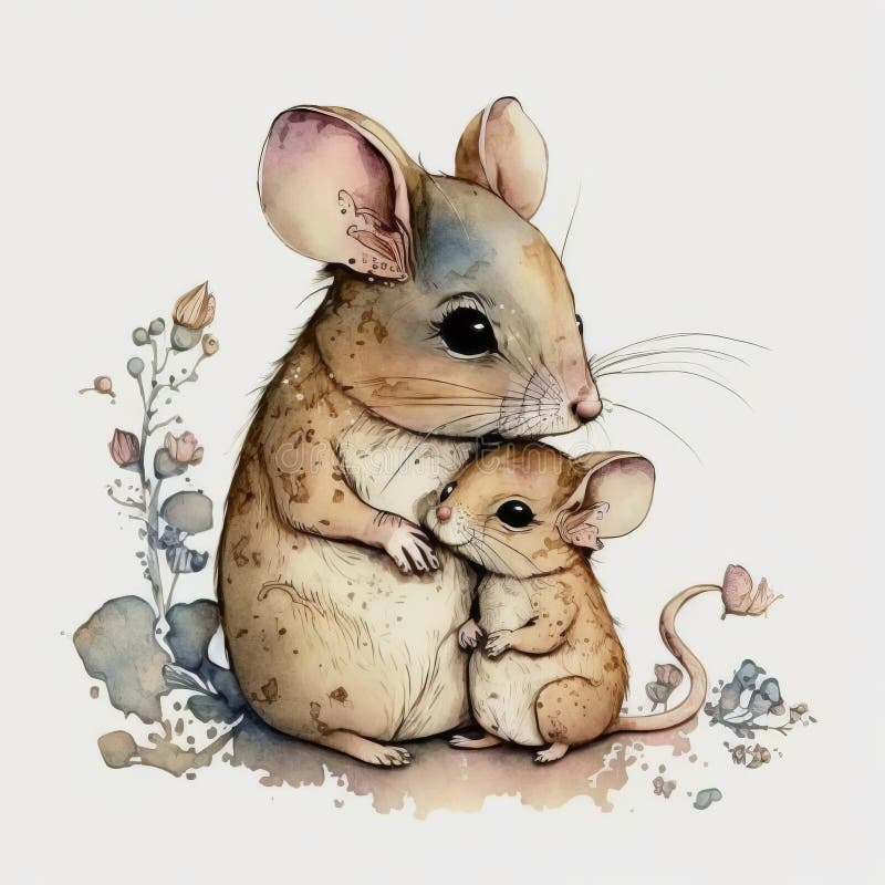 Mice Mom Cute Stock Illustrations – 54 Mice Mom Cute Stock