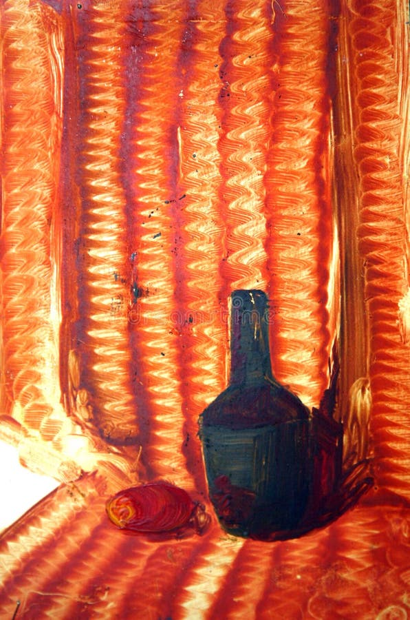 Drawing / Oil color. stock illustration. Illustration of decor 16888047